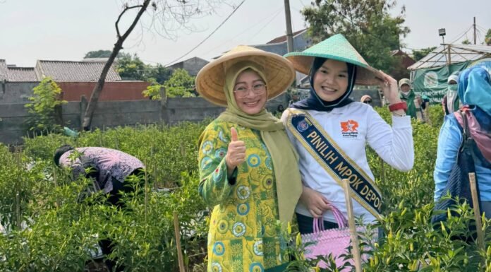 Apresiasi Rawageni Farm, Hj. Yuni Indriany Ajak Warga Depok Galakkan Urban Farming