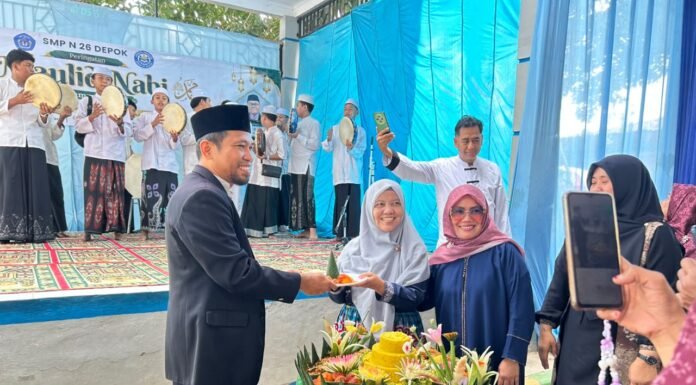 SMPN 26 Depok Rayakan Maulid Nabi Sekaligus HUT ke-11, Ternyata Ini Isi Pesan Kepala Sekolahnya SMPN 26 Depok maulid dan HUT 1
