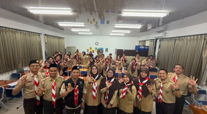 SMPN 30 Depok Kukuhkan Gugus Depan Pramuka, Asri Khaerunnisa Jadi Kamabigus SMPN 30 Depok kukuhkan gugus depan 3