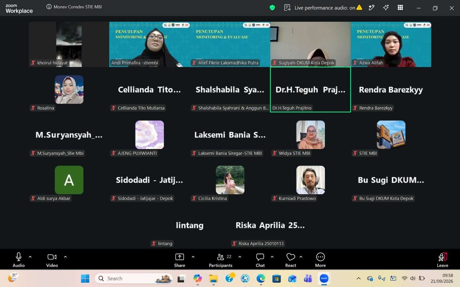 STIE MBI Tuntaskan Program Community Development di 11 Kecamatan Kota Depok STIE MBI dengan koperasi merah putih 3