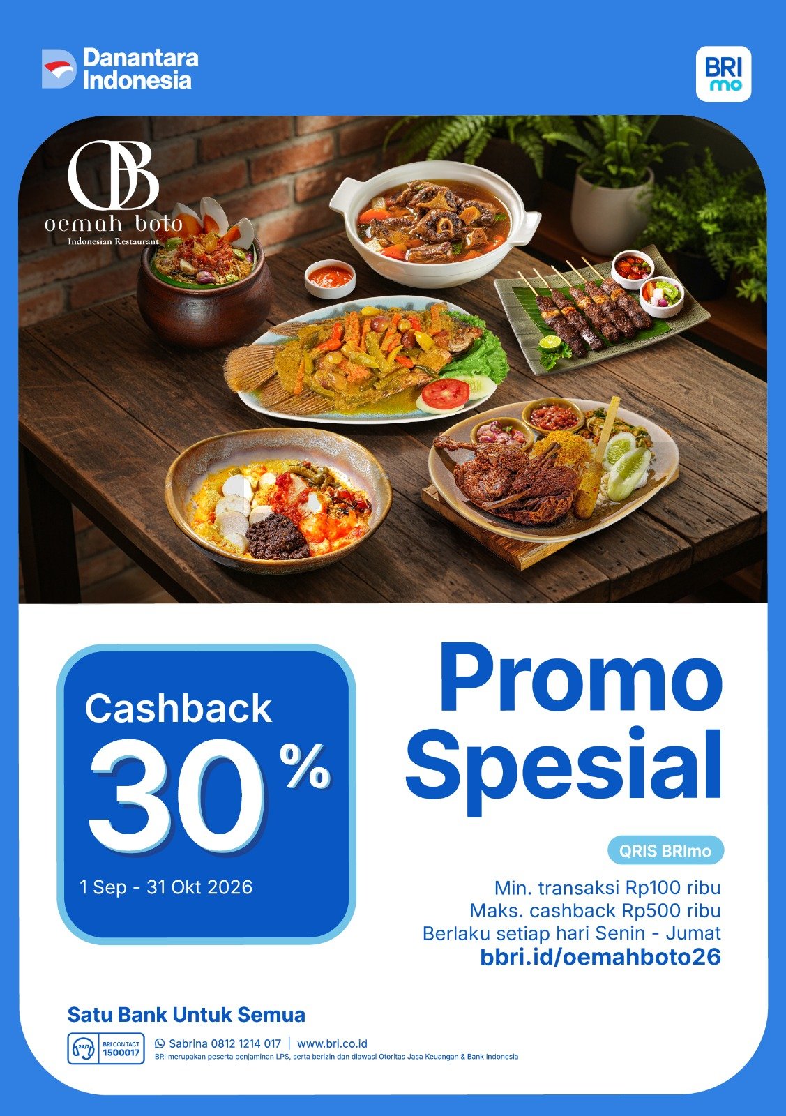 BRI Radio Dalam Manjakan Nasabah lewat Promo Cashback BRImo di Oemah Boto
