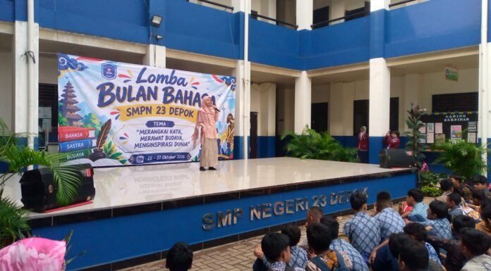 Merangkai Kata di Bulan Bahasa, SMPN 23 Depok Antar Murid Berbakat ke Ajang Kota Bulan Bahasa SMPN 23 Depok 2