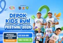 Sertifikat Terakreditasi Puspresnas Menanti Pelari Cilik di Depok Kids Run Festival 2026