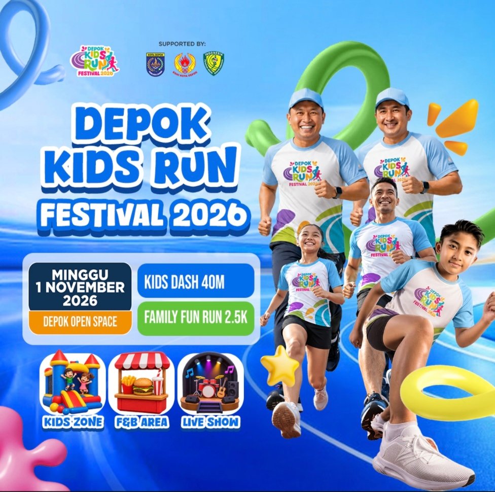 Depok Kids Run Festival 2026: Ajang Olahraga Terbesar Untuk Keluarga Jabodetabek