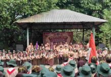 Ratusan Pramuka Penggalang Beji Gembleng Jiwa Kepemimpinan Lewat Kemah KAHIJI II Kwaran Kecamatan Beji gelar kemah 2