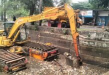 Normalisasi Situ Cikaret, Dinas PU Kabupaten Bogor Kerahkan Alat Berat
