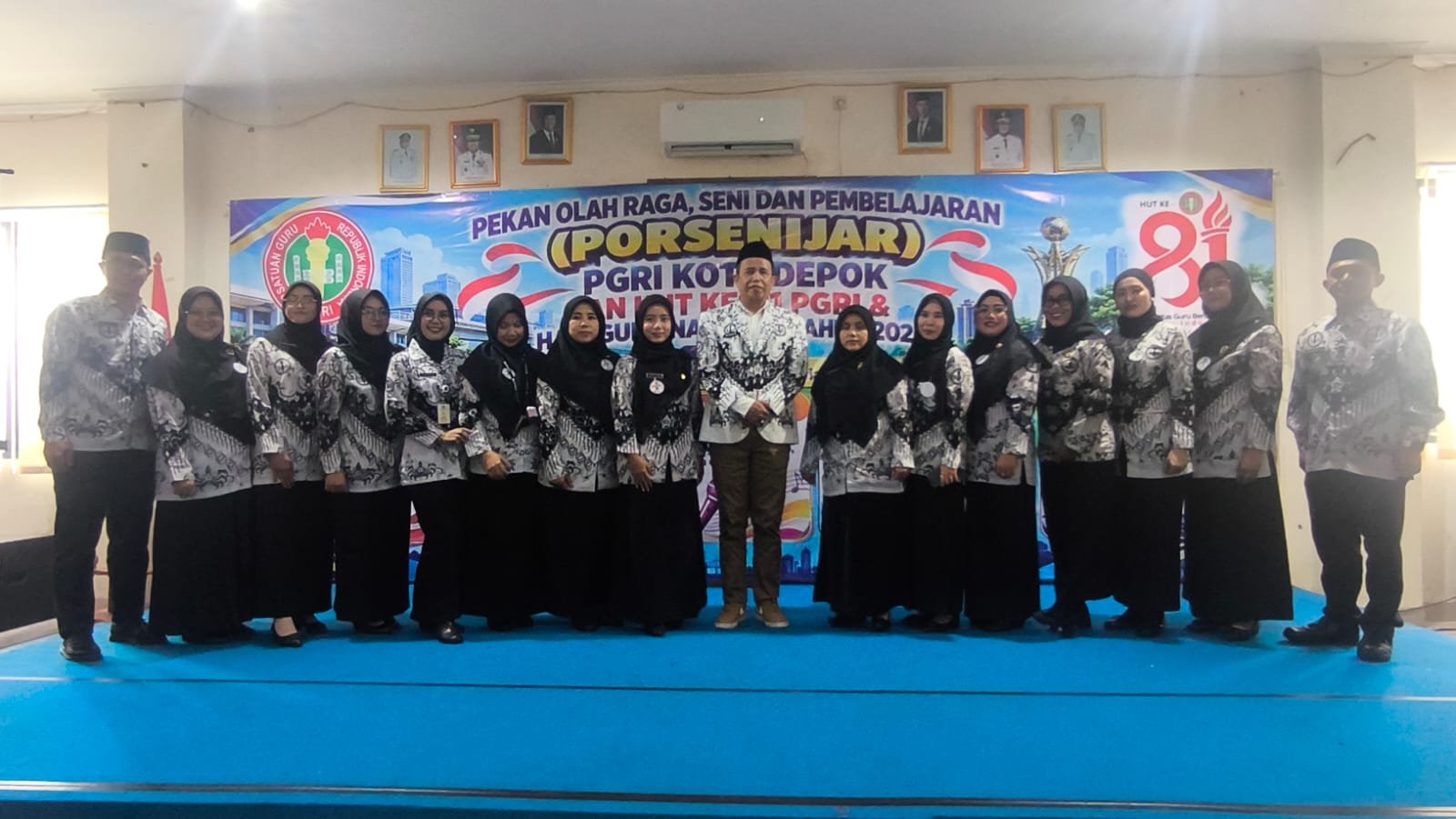 PGRI Kota Depok Gelar Lomba Perdana Porsenijar, Berikut Daftar Juaranya PGRI Kota Depok gelar lomba 3