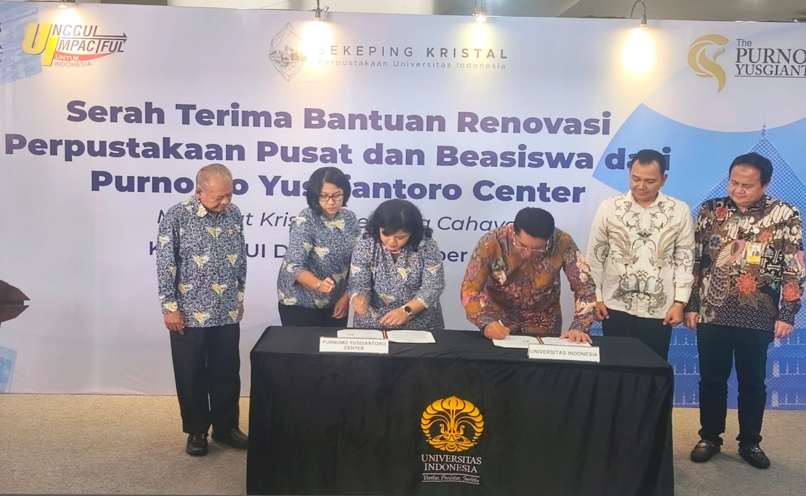 PYC Bantu UI Rp70 Miliar untuk Renovasi Perpustakaan dan Dana Abadi