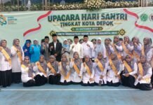 Hari Santri Kota Depok Dihiasi Suara Muslimat NU dan Guru PAI Sukmajaya Paduan suara di hari santri kota depok