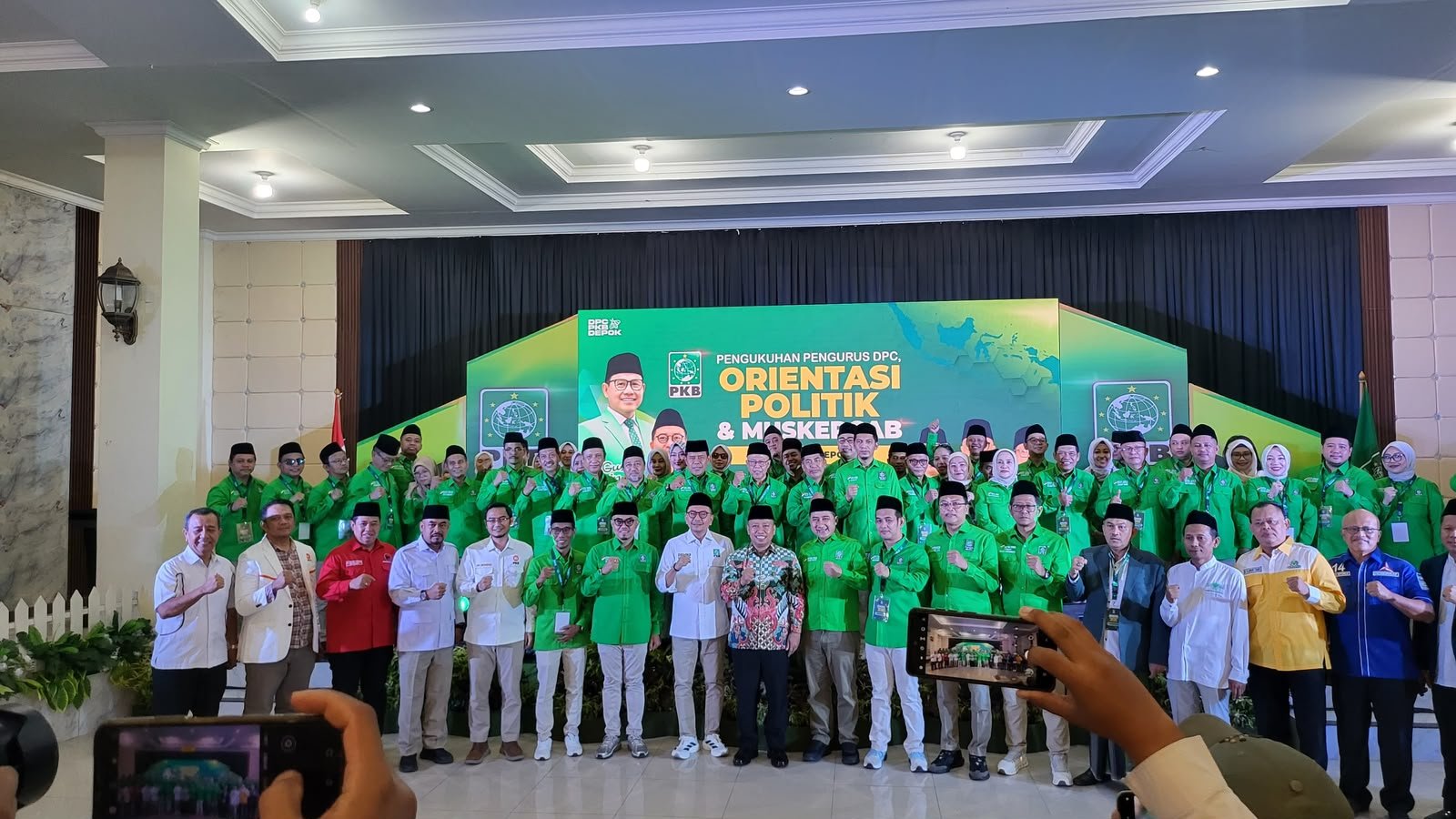 Hadiri Pengukuhan PKB Depok, PDI Perjuangan Pererat Silaturahmi Antarpartai