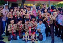 Penggalang SDN Sukamaju 2 Borong Enam Piala di LT II Tapos 2026 Prestasi pramuka SDN Sukamaju 2 a